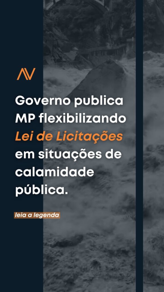 governo MP lei de licitacoes calamidade publica